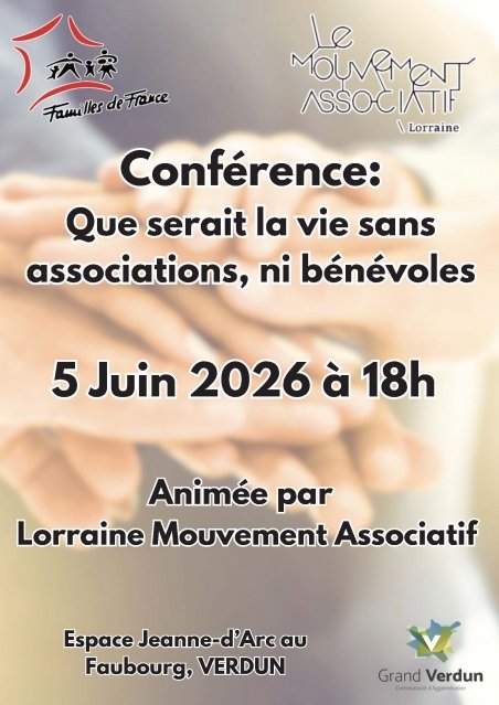 Conférence vie associative à Verdun - juin 2026